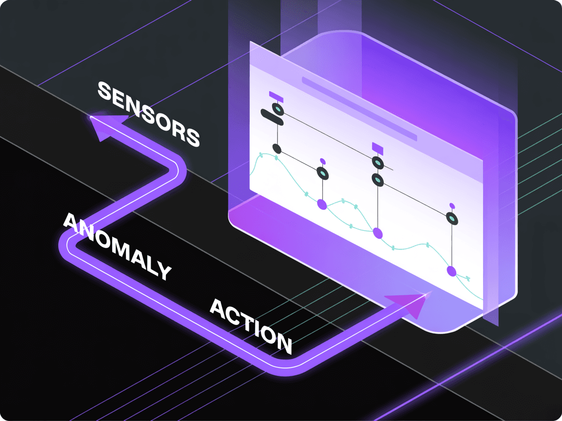 Architecture diagram showing three-agent quality inspection system with perception, reasoning, and execution components connected to factory floor sensors and MES systems
