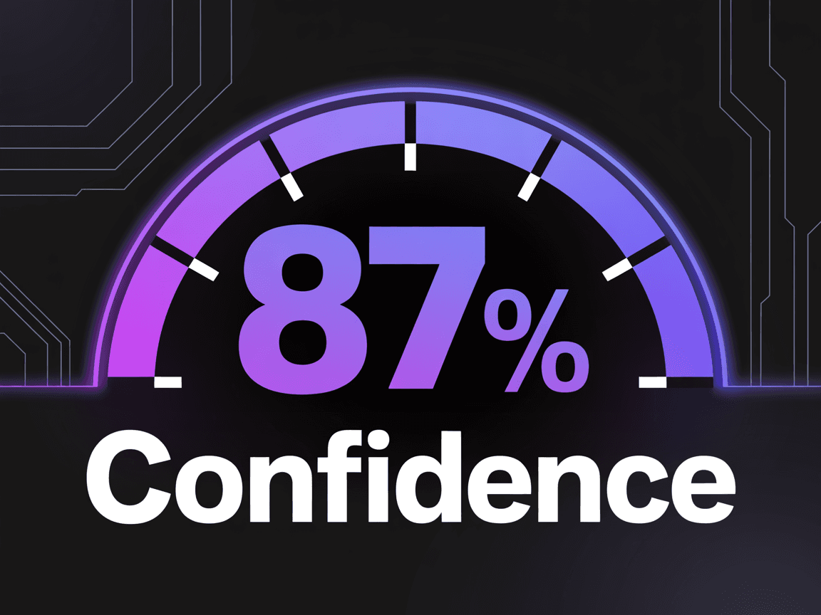 Architecture diagram showing confidence-based escalation flow: agent scores confidence, routes to auto-execute above 0.85, secondary validation between 0.60-0.85, and human escalation below 0.60